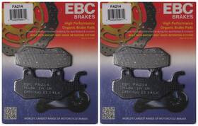 38-2140 Ebc Brakes Organic Brake Pads Fa214 2 Packs - Enough For Rotors