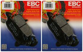 38-2290 Ebc Brakes Organic Brake Pads Fa229 2 Packs - Enough For Rotors