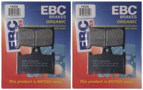 38-2360 Ebc Brakes Organic Brake Pads Fa236 2 Packs - Enough For Rotors 38-2360 Ebc Brakes Organic Brake Pads Fa236 2 Packs - Enough For Rotors