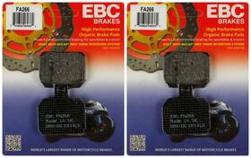38-2660 Ebc Brakes Organic Brake Pads Fa266 2 Packs - Enough For Rotors 38-2660 Ebc Brakes Organic Brake Pads Fa266 2 Packs - Enough For Rotors