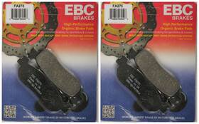 38-2750 Ebc Brakes Organic Brake Pads Fa275 2 Packs - Enough For Rotors 38-2750 Ebc Brakes Organic Brake Pads Fa275 2 Packs - Enough For Rotors