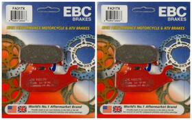 38-3171 Ebc Brakes Carbon X Brake Pads Fa317x 2 Packs - Enough For Rotors