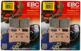 Epfa380hh Ebc Brakes 38-3806 Double-h Sintered Metal Brake Pads 2 Packs - Enough For Rotors