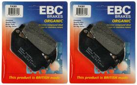 38-3810 Ebc Brakes Organic Brake Pads Fa381 2 Packs - Enough For Rotors