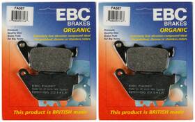 38-3870 Ebc Brakes Organic Brake Pads Fa387 2 Packs - Enough For Rotors