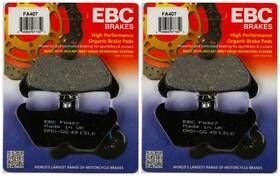 38-4070 Ebc Brakes Organic Brake Pads Fa407 2 Packs - Enough For Rotors