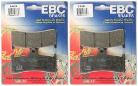 38-4240 Ebc Brakes Organic Brake Pads Fa424 2 Packs - Enough For Rotors