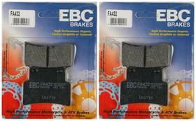 38-4320 Ebc Brakes Organic Brake Pads Fa432 2 Packs - Enough For Rotors