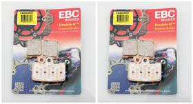 38-4544 Ebc Brakes Double-h Sintered Metal Brake Pads Fa454 4hh 2 Packs - Enough For Rotors
