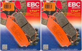 38-6728 Ebc Brakes Brake Pads Fa672v 2 Packs - Enough For Rotors