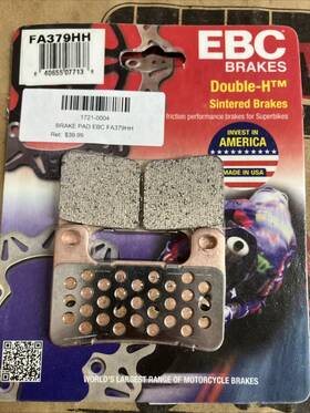 Ebc Brakes 840655077138 Brake Pads Hh Sintered Set For 2004 - 2011 Suzuki Gsx-r 1000 Front Ebc Brakes 840655077138 Brake Pads Hh Sintered Set For 2004 - 2011 Suzuki Gsx-r 1000 Front