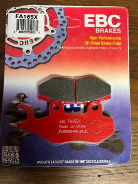 Fa165x Ebc Brakes New High Performance Off Road Carbon Graphite Brake Pads