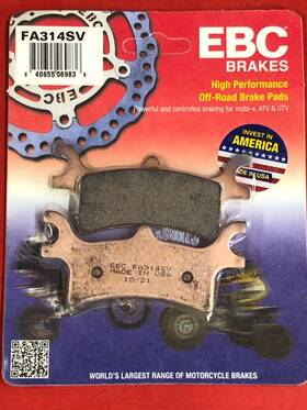Fa314sv Ebc Brakes Rear Brake Pads For 2003-2004 Polaris Sportsman 400 And 500 Fa 314