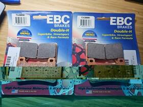 Fa390hh Ebc Brakes Fa390hh/h/cbr600rr/05-17/f2 Hh Sintered Brake Pad Set For 2005-2017 Honda Cbr 600 Rr Front 2 Pair