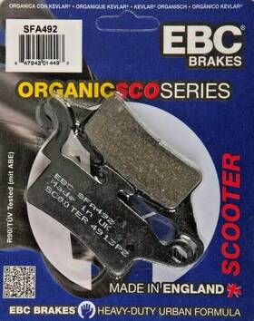 Sfa492 Ebc Brakes Front Brake Pads Organic Yamaha Zuma Sfa492 Ebc Brakes Front Brake Pads Organic Yamaha Zuma