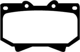 Dp41319r Ebc Yellowstuff Front Brake Pads For Toyota Land Cruiser 1998-2007