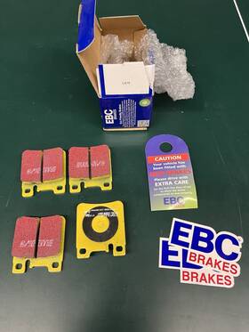 Ebc Dp4887r Brakes Rear Yellowstuff Performance Brake Pad Set - New