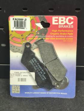 Ebc-fa209-2 Ebc Fa209/2 Organic Brake Pads For Bmw R 1200 Rt 14-18