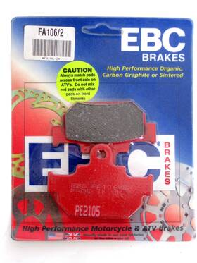 Fa106 Ebc Fa106/2 Standard Organic Brake Pads For 85-86 Suzuki Rm125 Rm250 Sp600