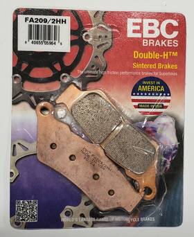 Fa209 Ebc Fa209/2hh Ob Sintered Double-h Brake Pads