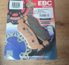 Fa275hh Ebc Fa275hh/y/tw200/01-15/f Brake Pads Hh Sintered For 2001-2015 Yamaha Tw200 Tw 200 Front 1 Pair