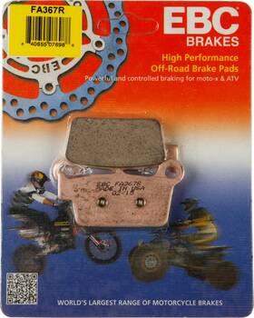 Fa367r-3 Ebc Rear Brake Pads Yamaha 2008-21 Wr 250r X 2003-24 Yz 250 2016-24 250x