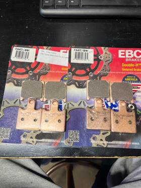 Fa417hh Ebc Fa417/4hh Sintered Brake Pads 2007-21 Kawasaki Zx/zg Front 2 Sets See List