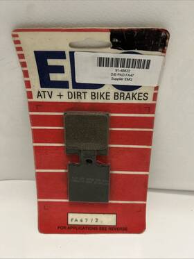 Fa47 Ebc Fa47/2 Brakes Brake Pads For Motorcycles New
