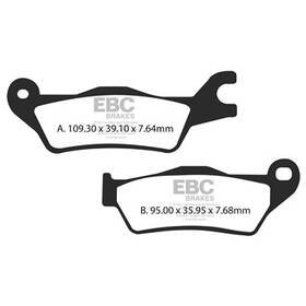 Fa715v Ebc Semi Metallic V Brake Pad - Front Left