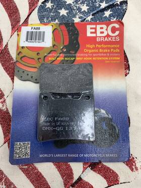 Fa88 Ebc Fa88/y/yzf1000/1997/r Organic Brake Pads Yamaha Yzf 1000 R Yzf1000r Rear New Nos Sealed