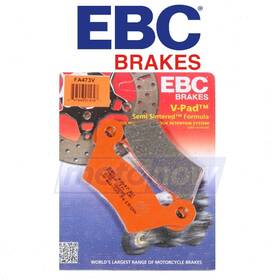 6263 Ebc Mn/6263 Rear Semi-sintered V Brake Pads For 2010-2012 Can-am Spyder Rt Se5 Audio Ri
