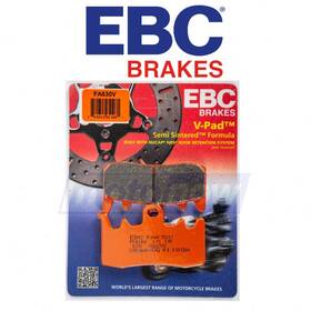6d9y Ebc Mn/6d9y Front Semi-sintered V Brake Pads For 2017 Can-am Spyder F3-s Daytona 500 Od