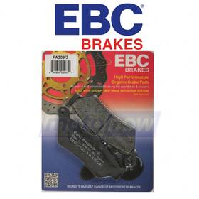 9dqr Ebc Mn/9dqr Rear Organic Brake Pads For 2014-2018 Bmw R1200gs Adventure - Hz