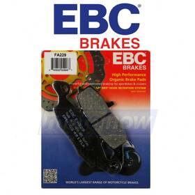 650r Ebc Mn/f4ge Front Left Organic Brake Pads For 2006-2011 Kawasaki Ex650 Ninja - Gb