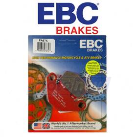 Hr2t Ebc Mn/hr2t Rear X Series Carbon Brake Pads For 1987-2007 Kawasaki Klr650 - Yv