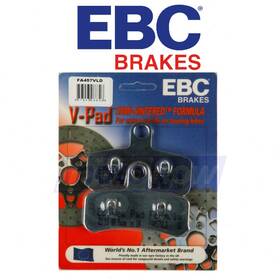 Mzf7 Ebc Mn/mzf7 Front Vld Limited Edition Chrome Brake Pads For 2008-2015 Harley Be