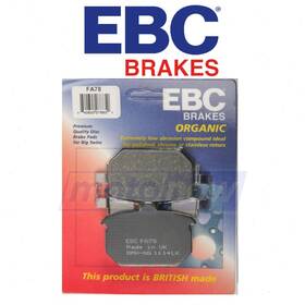 Pks7 Ebc Mn/pks7 Rear Organic Brake Pads For 1982-1987 Harley Davidson Fxrs Low Glide - Sv