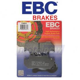 W2yv Ebc Mn/w2yv Rear Organic Brake Pads For 1992-1996 Honda Gl1500i Gold Wing Interstate Ab