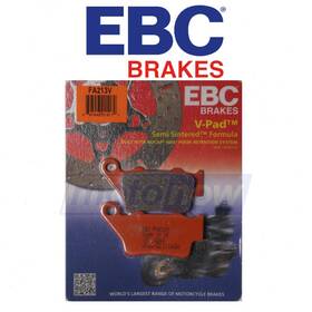 Zf13.0 Ebc Mn/xgt9 Rear Semi-sintered V Brake Pads For 2017-2018 Zero Ds - Dp