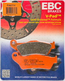 Fa671v Ebc Motorcycle Semi Sintered V Series Brake Pads