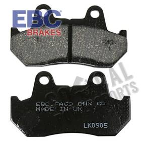 Nt77-00381010-27 Ebc 1989-1990 Honda Gb500 Street Organic Brake Pads Front