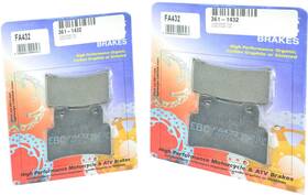 Sc-kt-ebc-ft0408 Ebc Standard Organic Front Brake Pads Set Fa432