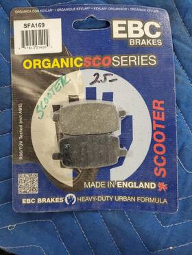 Sfa169 Ebc - Sfa Scooter Brake Pads