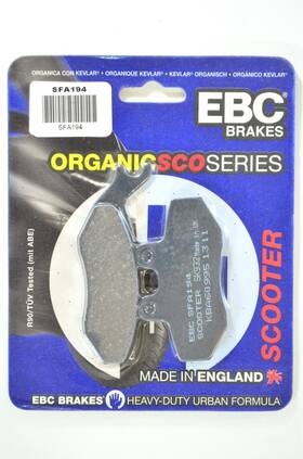Sfa194 Ebc Standard Organic Brake Pads