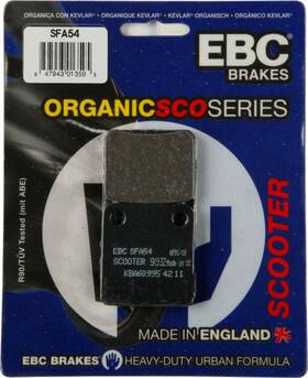 153-54 Ebc Sfa54 Brake Pads Fits Honda Mb5 Sintered/copper Sintered Copper