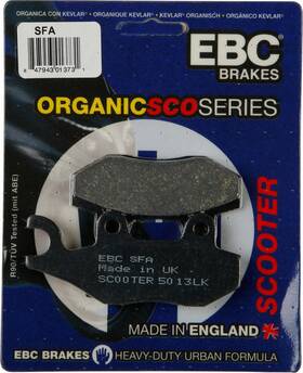 Sfa706 Ebc Sfa Organic Scooter Brake Pads Rear #sfa706 Fits Yamaha Xmax 2018-2021