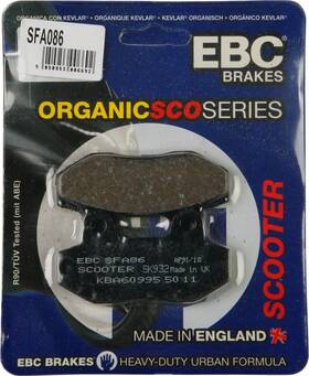 Sfa86 Ebc Sfa Organic Scooter Brake Pads #sfa86 Sachs Madass 125/madass 50