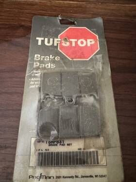 Ebc Tsrp-831 Fa158 New Parts Unlimited Tuf Stop Tsrp 831 Fa 158 Brake Pad Set Kawasaki Zx7 Zx6