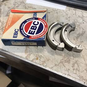 Y501 Ebc Fits Yamaha Pw50 Front Brake Shoes 1986 1987 1988 1989 1990