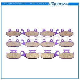 Eccpp E835992cp618s 6 Pair Brake Pads For Yamaha Yxr450fa 4x4 Rhino 450 2006-2009 Carbon Fiber